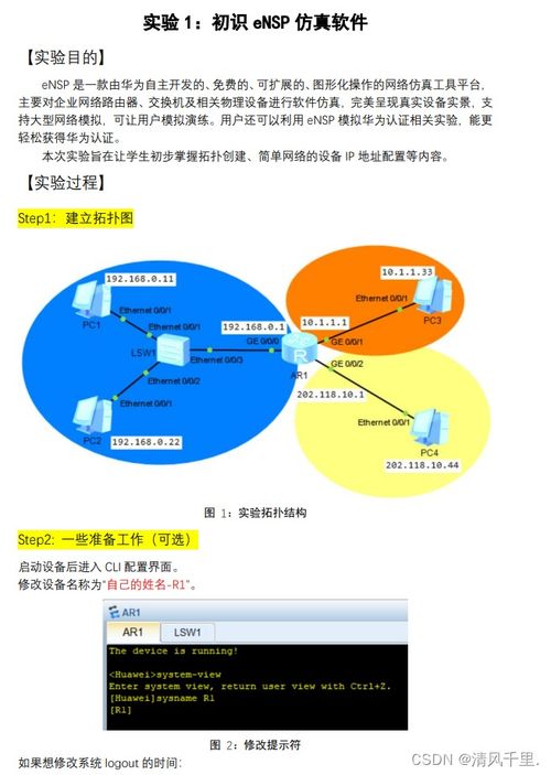 計算機(jī)網(wǎng)絡(luò)實(shí)驗(yàn) 初識eNSP仿真軟件——開啟計算機(jī)軟件技術(shù)開發(fā)新視野